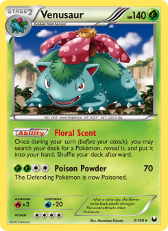 Venusaur - pokemon TCG Card