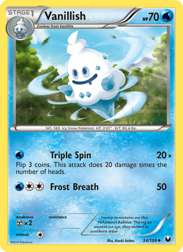 Vanillish - Pokémon TCG Card