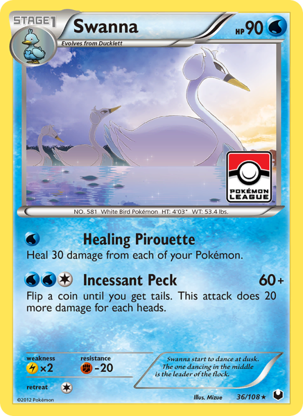 Swanna - Pokémon TCG Card