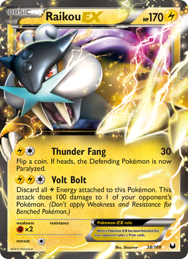 Raikou-EX - Pokémon TCG Card