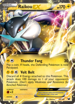 Raikou-EX - pokemon TCG Card