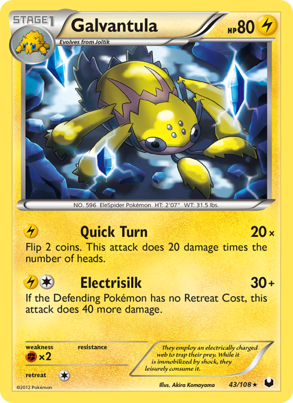 Galvantula - Pokémon TCG Card
