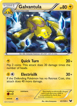 Galvantula - pokemon TCG Card