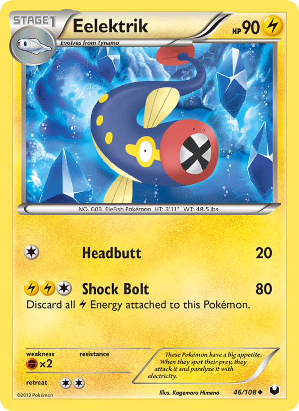 Eelektrik - Pokémon TCG Card