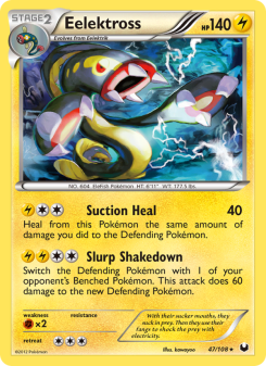 Eelektross - pokemon TCG Card