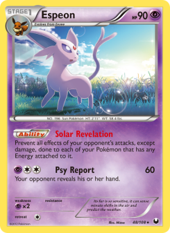 Espeon - pokemon TCG Card