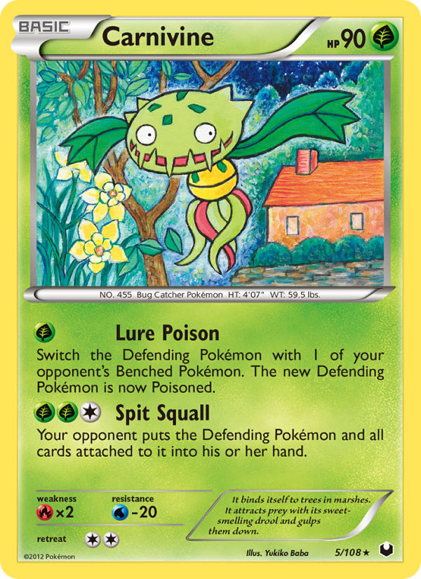 Carnivine - Pokémon TCG Card