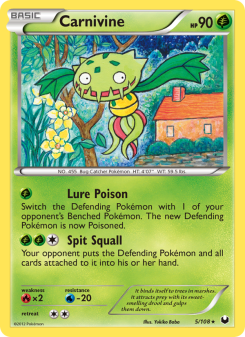 Carnivine - pokemon TCG Card