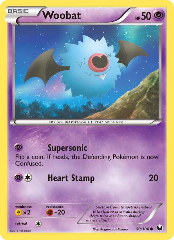 Woobat - Pokémon TCG Card