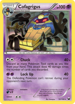 Cofagrigus - pokemon TCG Card