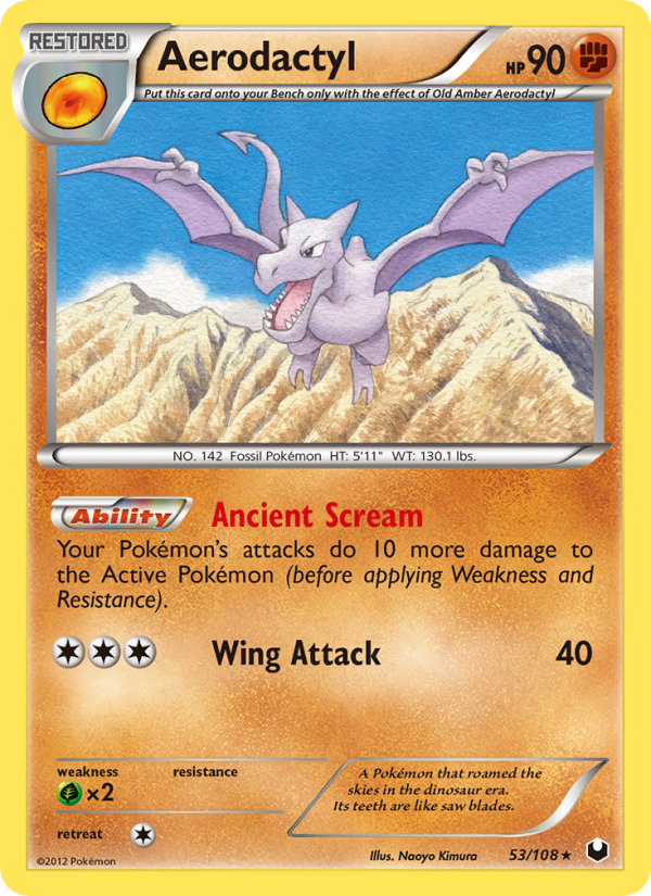Aerodactyl - Pokémon TCG Card