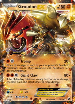 Groudon-EX - pokemon TCG Card