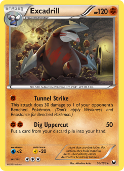 Excadrill - pokemon TCG Card