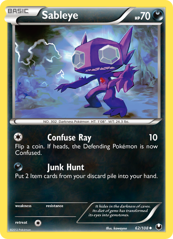 Sableye - Pokémon TCG Card