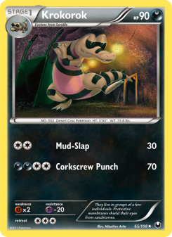 Krokorok - pokemon TCG Card