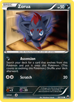 Zorua - pokemon TCG Card