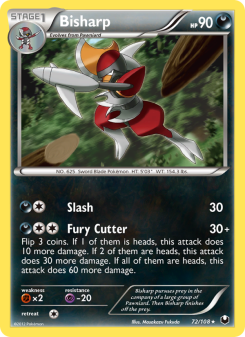 Bisharp - pokemon TCG Card