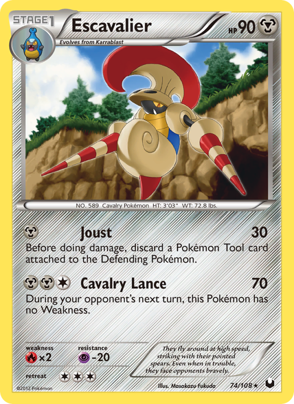 Escavalier - Pokémon TCG Card