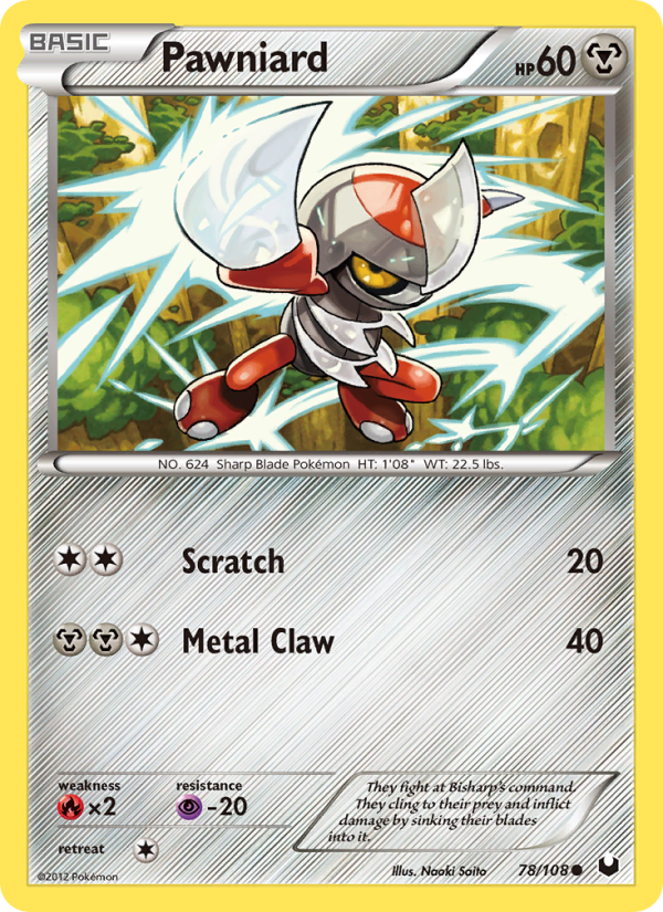 Pawniard - Pokémon TCG Card