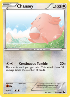 Chansey - pokemon TCG Card