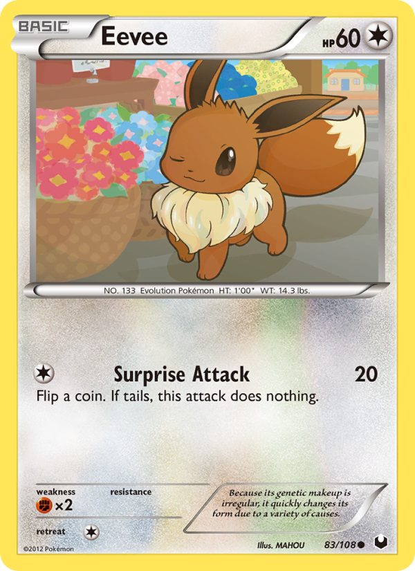 Eevee - Pokémon TCG Card