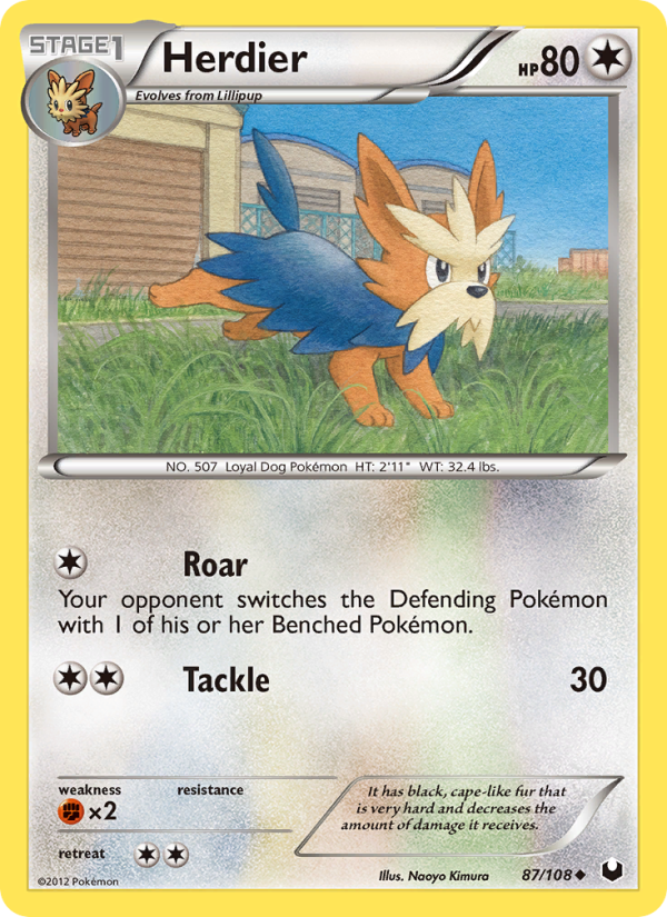 Herdier - Pokémon TCG Card