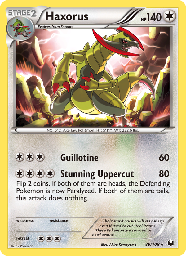Haxorus - Pokémon TCG Card