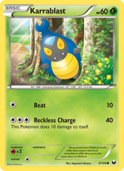 Karrablast - pokemon TCG Card