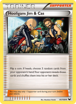 Hooligans Jim & Cas - pokemon TCG Card