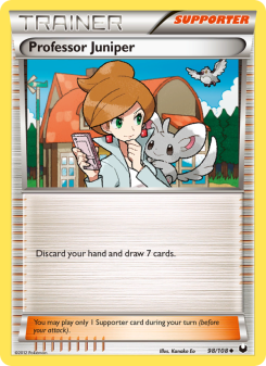 Professor Juniper - pokemon TCG Card