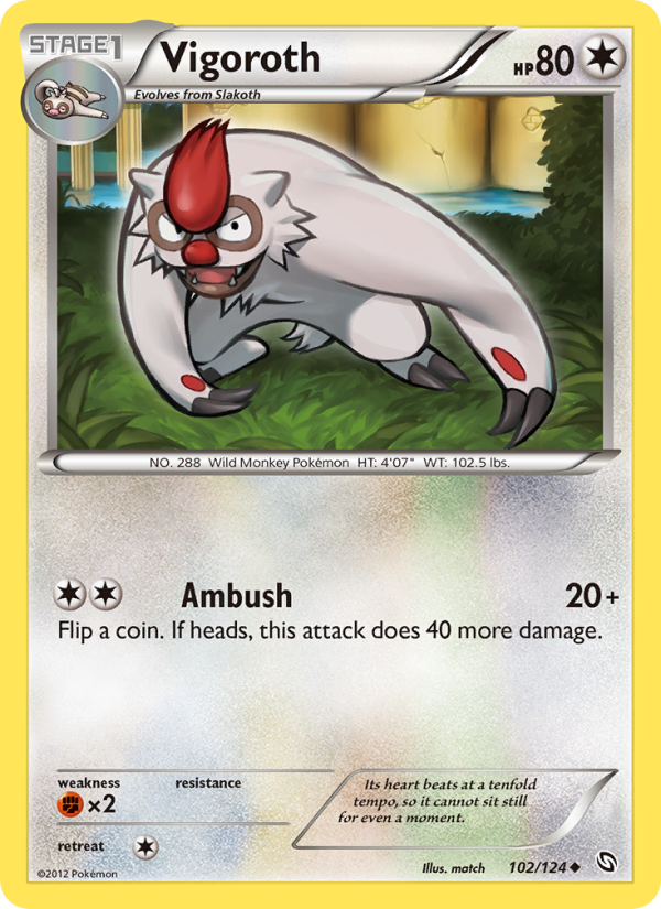Vigoroth - Pokémon TCG Card