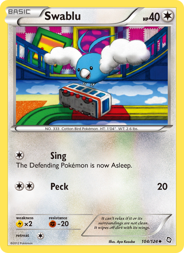 Swablu - Pokémon TCG Card