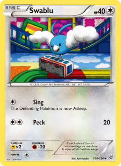 Swablu - pokemon TCG Card