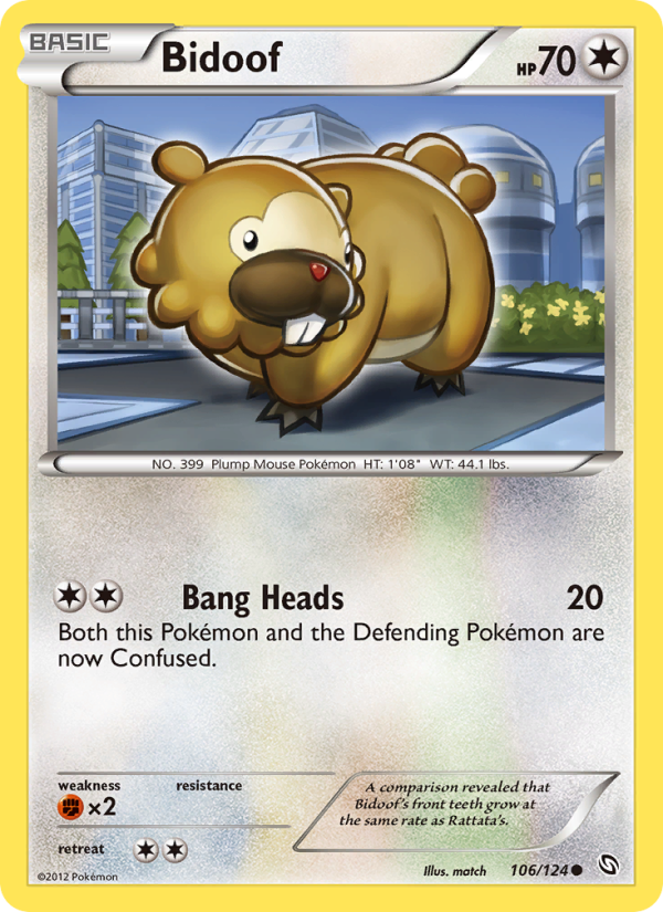 Bidoof - Pokémon TCG Card