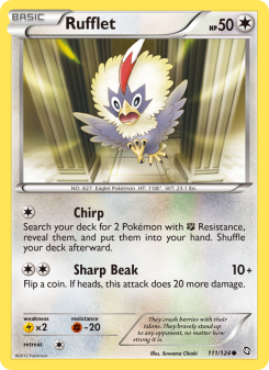 Rufflet - pokemon TCG Card