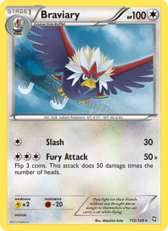 Braviary - pokemon TCG Card