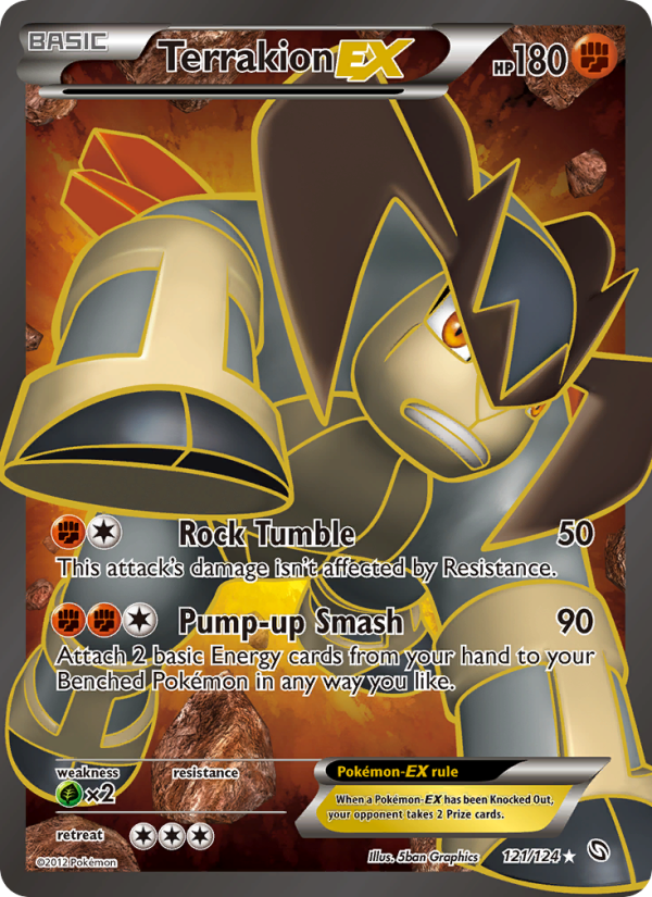 Terrakion-EX - Pokémon TCG Card