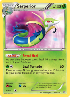 Serperior - pokemon TCG Card