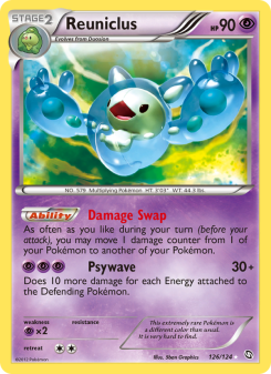 Reuniclus - pokemon TCG Card