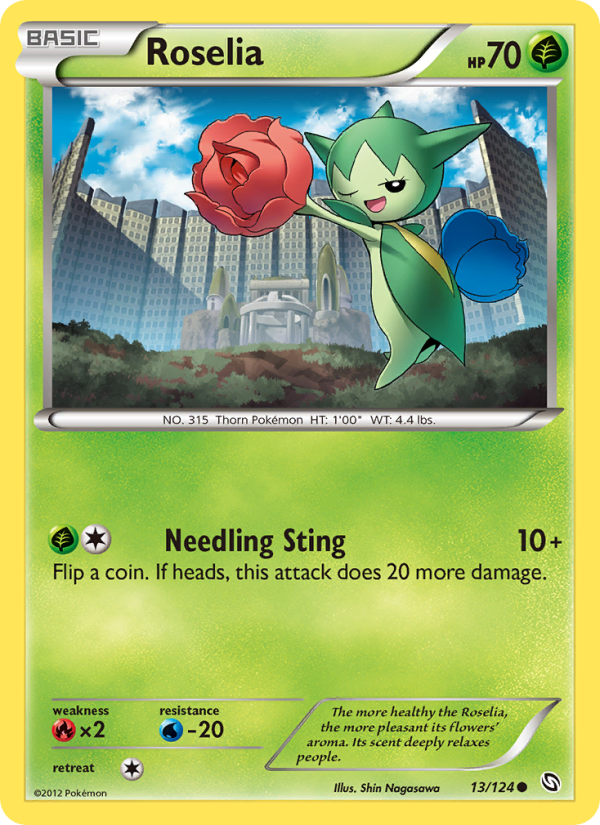 Roselia - Pokémon TCG Card