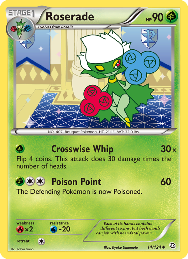 Roserade - Pokémon TCG Card