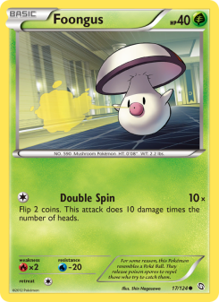 Foongus - pokemon TCG Card