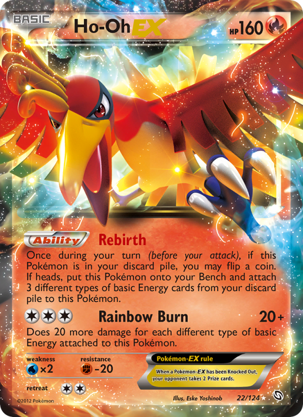 Ho-Oh-EX - Pokémon TCG Card