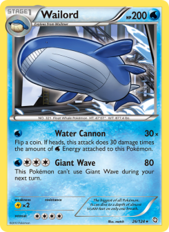 Wailord - pokemon TCG Card