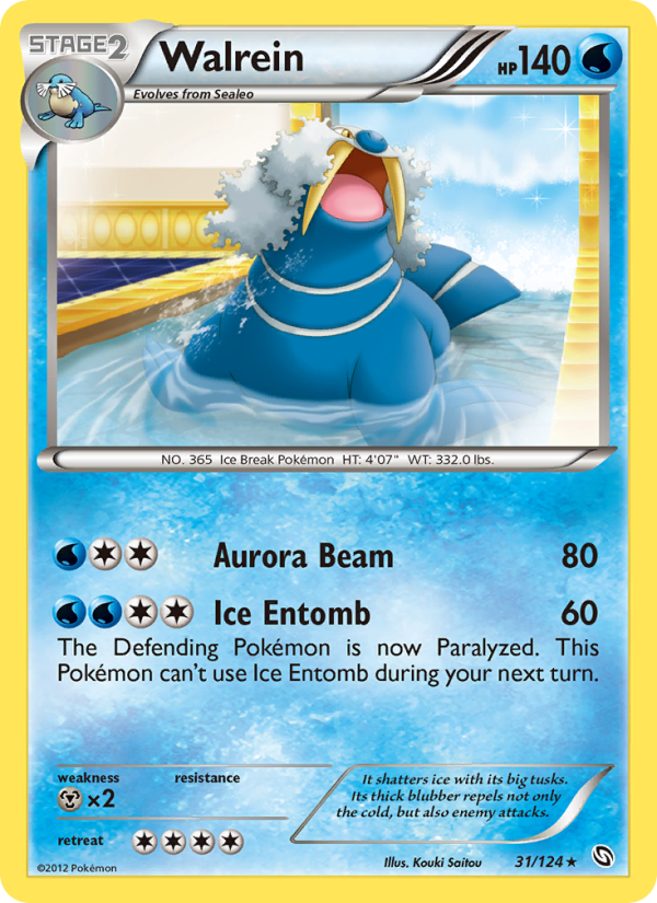 Walrein - Pokémon TCG Card
