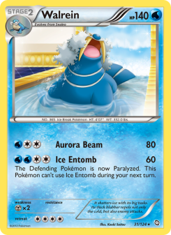 Walrein - pokemon TCG Card