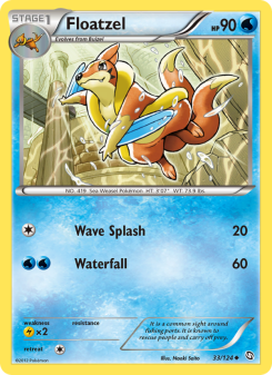 Floatzel - pokemon TCG Card