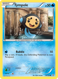Tympole - pokemon TCG Card