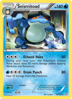Seismitoad - pokemon TCG Card