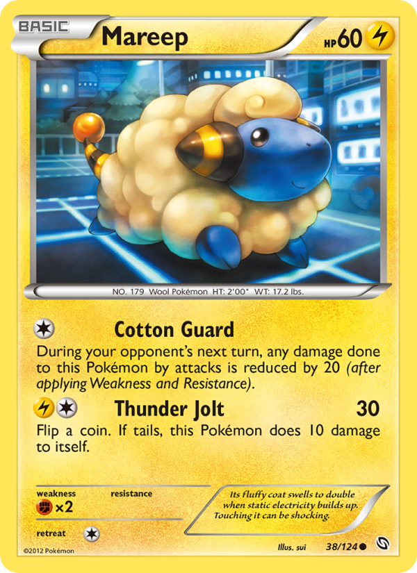 Mareep - Pokémon TCG Card